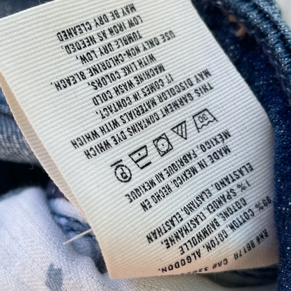 Anthropologie Blue and Gray Patchwork Jeans - Picture 4 of 12